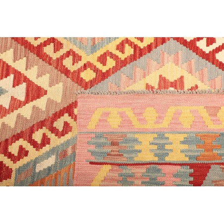 Tappeto Kilim Afghanistan marrone rosso 211x299