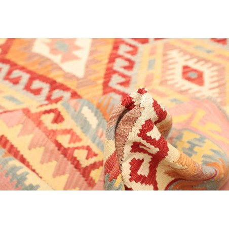 Tappeto Kilim Afghanistan marrone rosso 211x299