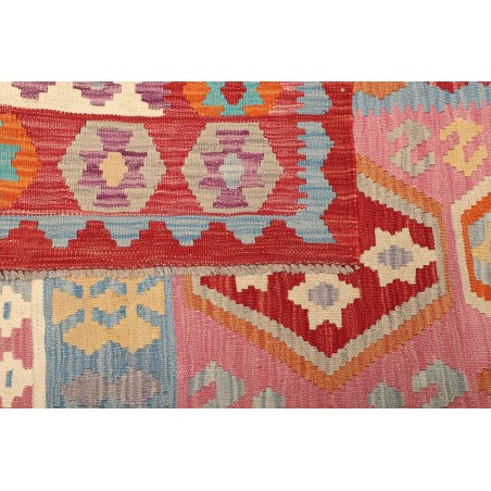 Tappeto Kilim Afghanistan beige rosso 202x290