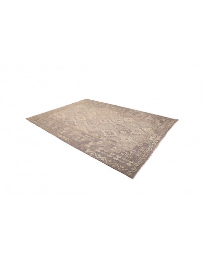 Tappeto Kilim Afghanistan azzurro marrone 213x289