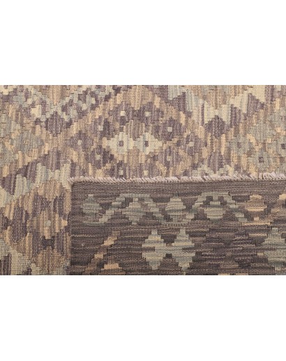 Tappeto Kilim Afghanistan azzurro marrone 213x289
