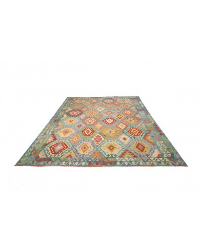 Tappeto Kilim Afghanistan azzurro blu 213x293