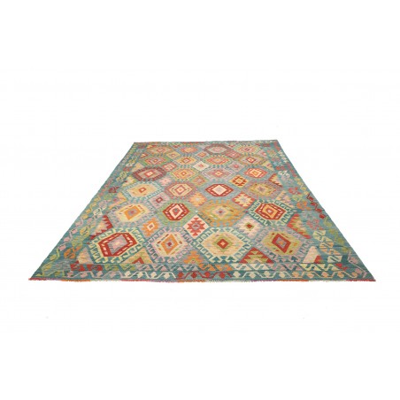 Tappeto Kilim Afghanistan azzurro blu 213x293
