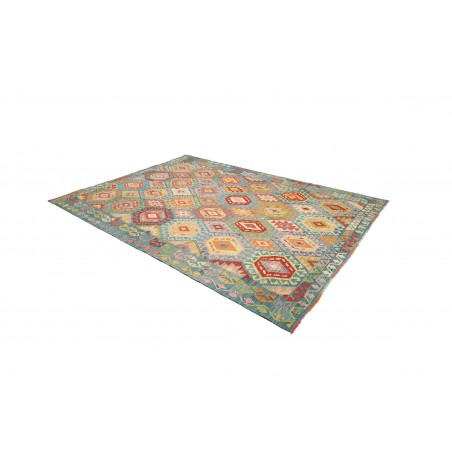 Tappeto Kilim Afghanistan azzurro blu 213x293
