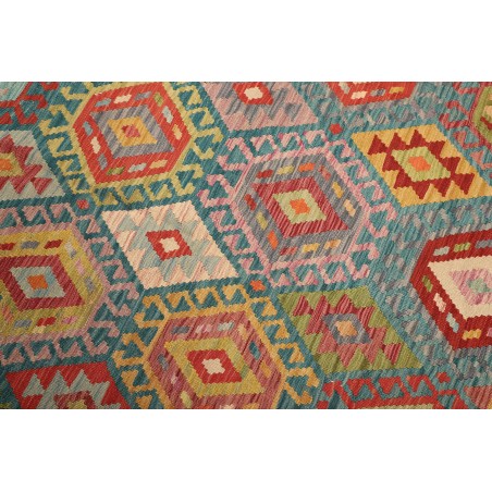Tappeto Kilim Afghanistan azzurro blu 213x293