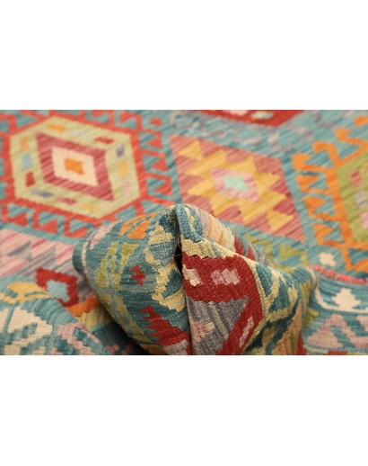 Tappeto Kilim Afghanistan azzurro blu 213x293