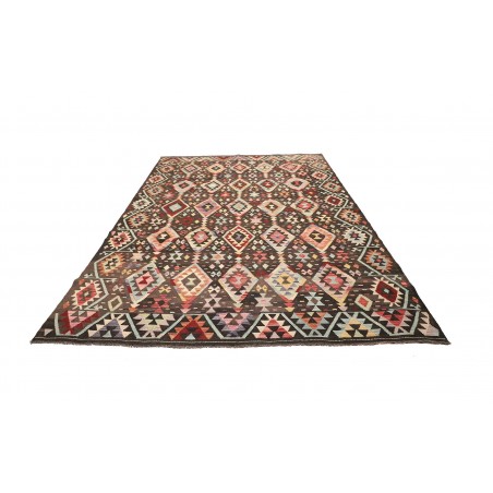 Tappeto Kilim Afghanistan verde azzurro 204x295