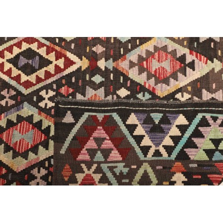 Tappeto Kilim Afghanistan verde azzurro 204x295