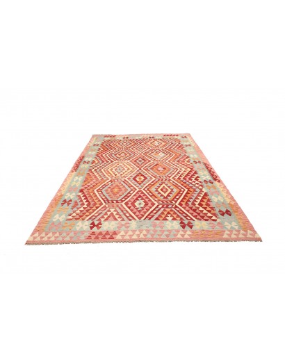 Tappeto Kilim Afghanistan beige marrone 197x282