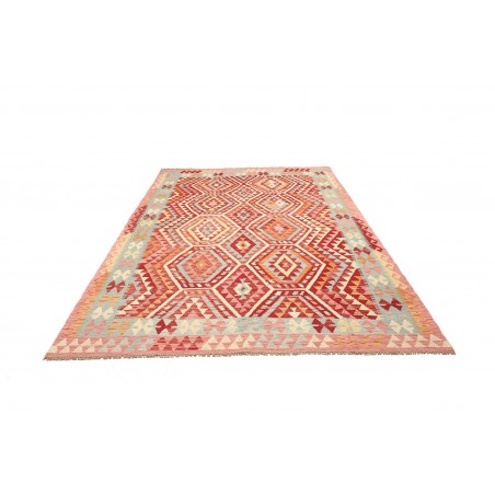 Tappeto Kilim Afghanistan beige marrone 197x282