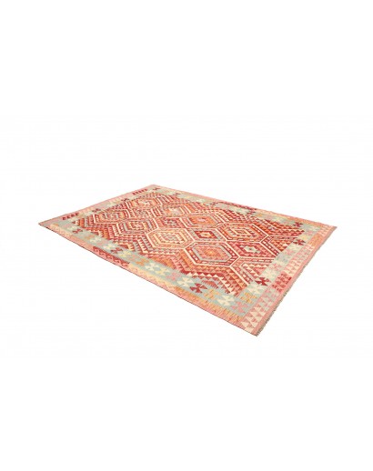 Tappeto Kilim Afghanistan beige marrone 197x282