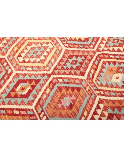 Tappeto Kilim Afghanistan beige marrone 197x282