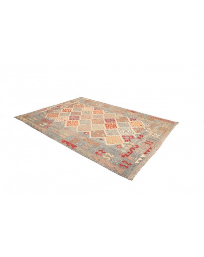 Tappeto Kilim Afghanistan marrone 200x286