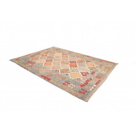 Tappeto Kilim Afghanistan marrone 200x286