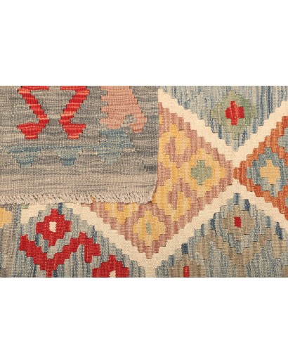 Tappeto Kilim Afghanistan marrone 200x286