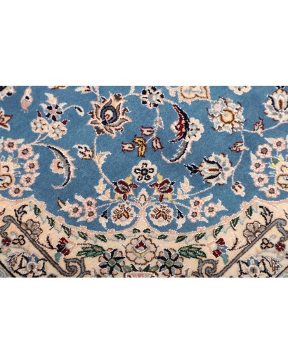 Tappeto Nain 6La Persia bianco blu 82x127