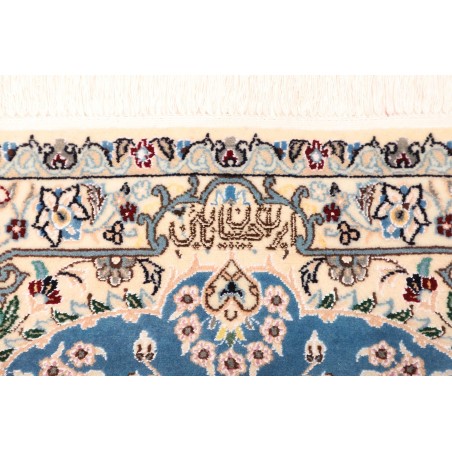 Tappeto Nain 6La Persia bianco blu 82x127