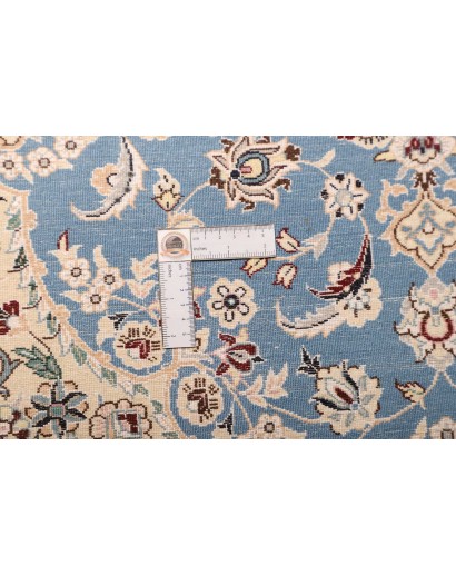 Tappeto Nain 6La Persia bianco blu 82x127
