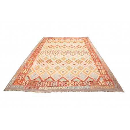 Tappeto Kilim Afghanistan giallo arancione 216x294