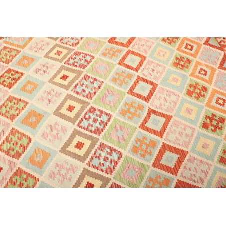 Tappeto Kilim Afghanistan giallo arancione 216x294