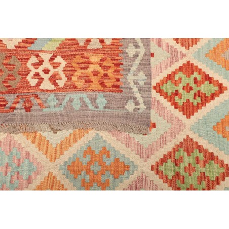 Tappeto Kilim Afghanistan giallo arancione 216x294