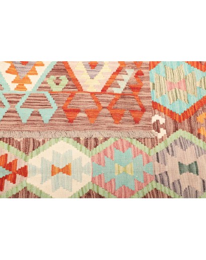 Tappeto Kilim Afghanistan marrone 210x284