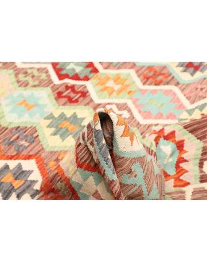 Tappeto Kilim Afghanistan marrone 210x284