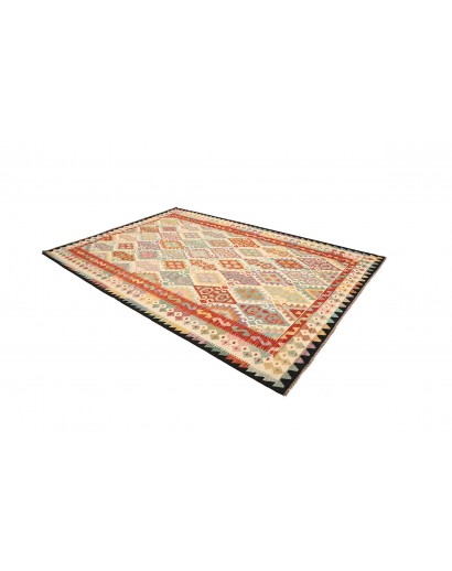 Tappeto Kilim Afghanistan marrone beige 208x291
