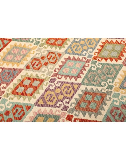 Tappeto Kilim Afghanistan marrone beige 208x291
