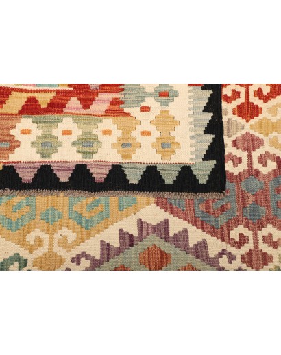 Tappeto Kilim Afghanistan marrone beige 208x291