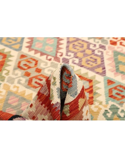 Tappeto Kilim Afghanistan marrone beige 208x291