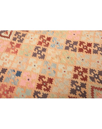 Tappeto Kilim Afghanistan marrone azzurro 200x297