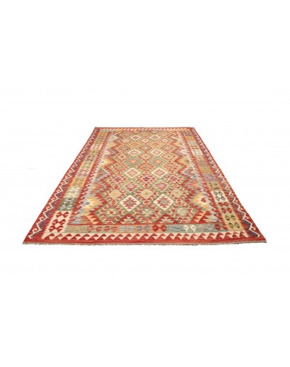 Tappeto Kilim Afghanistan marrone 200x289