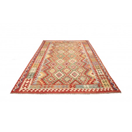 Tappeto Kilim Afghanistan marrone 200x289