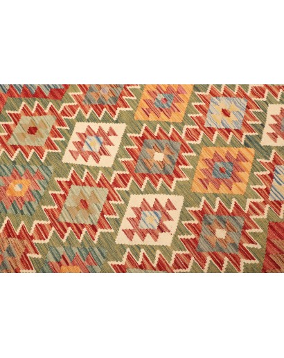 Tappeto Kilim Afghanistan marrone 200x289