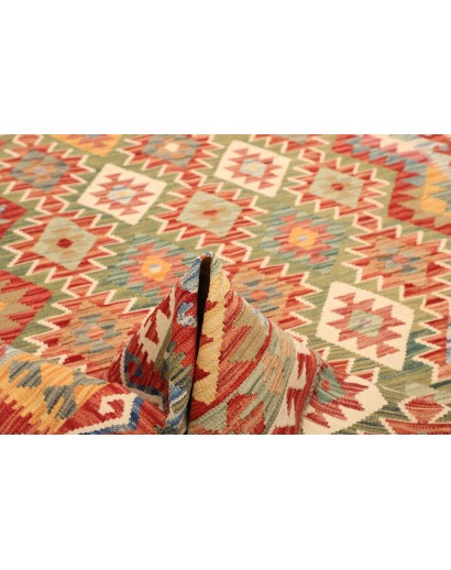 Tappeto Kilim Afghanistan marrone 200x289