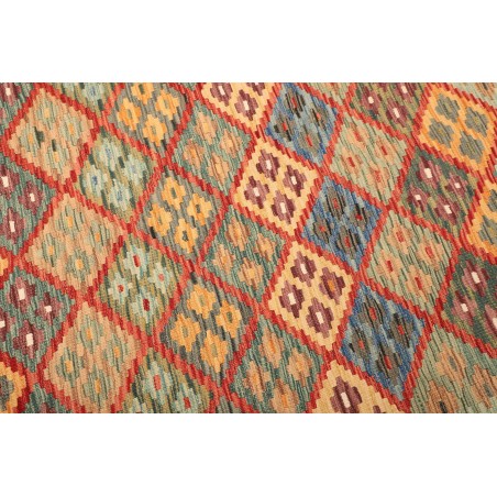 Tappeto Kilim Afghanistan marrone grigio 205x288