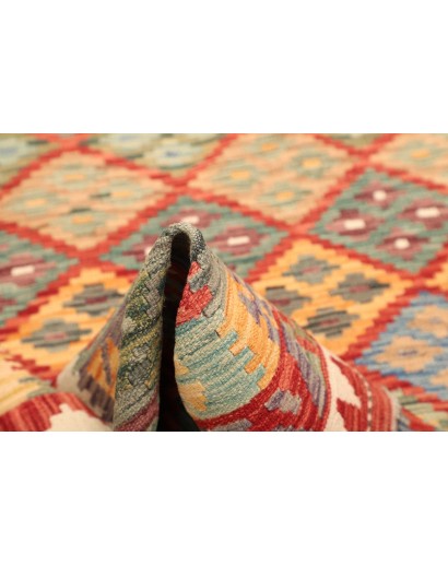 Tappeto Kilim Afghanistan marrone grigio 205x288