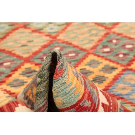 Tappeto Kilim Afghanistan marrone grigio 205x288