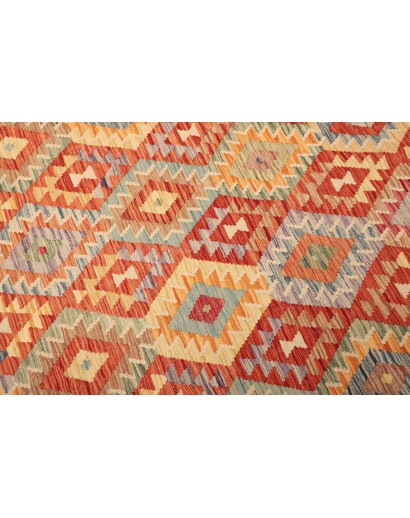 Tappeto Kilim Afghanistan marrone 205x294