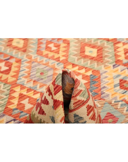 Tappeto Kilim Afghanistan marrone 205x294