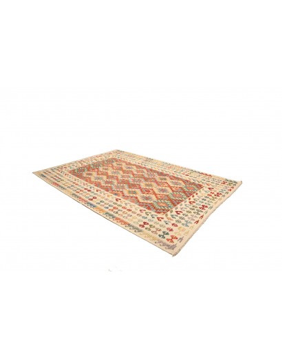 Tappeto Kilim Afghanistan giallo arancione 210x298