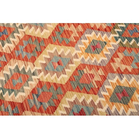 Tappeto Kilim Afghanistan giallo arancione 210x298