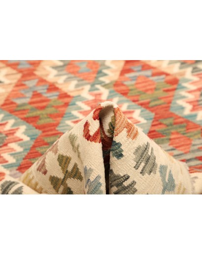 Tappeto Kilim Afghanistan giallo arancione 210x298