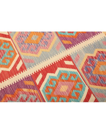 Tappeto Kilim Afghanistan marrone arancione 178x240