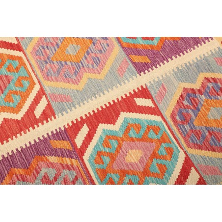 Tappeto Kilim Afghanistan marrone arancione 178x240