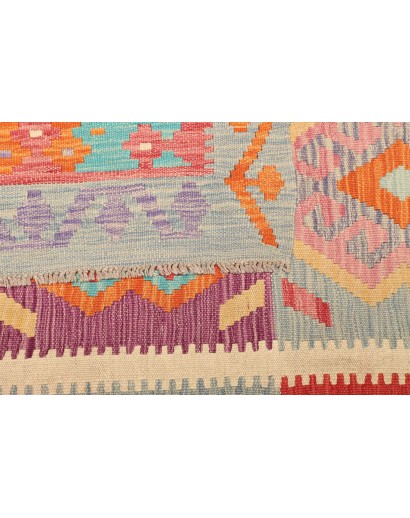 Tappeto Kilim Afghanistan marrone arancione 178x240