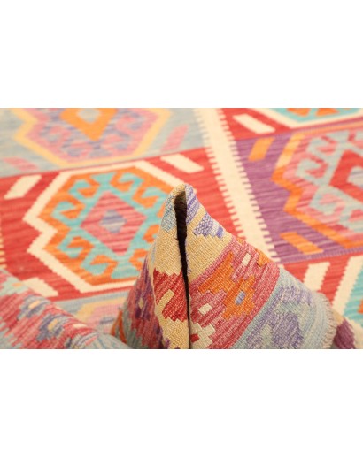 Tappeto Kilim Afghanistan marrone arancione 178x240