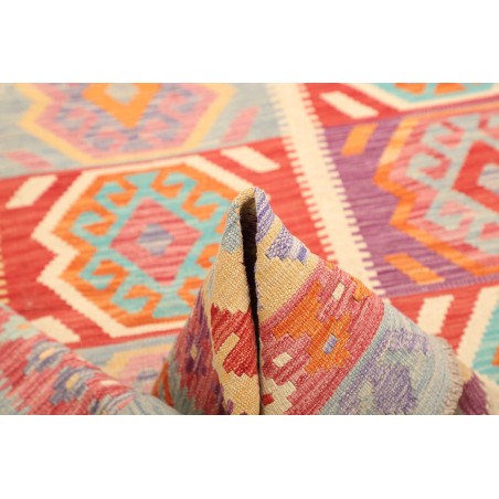 Tappeto Kilim Afghanistan marrone arancione 178x240