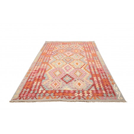 Tappeto Kilim Afghanistan beige giallo 169x253